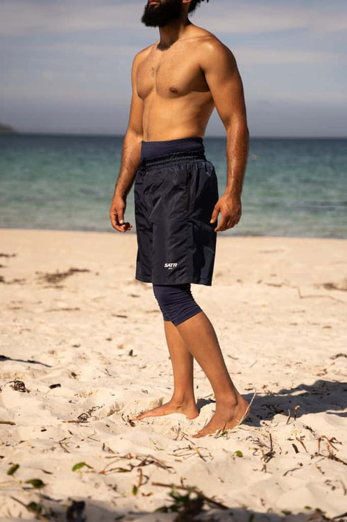 SATR Awrah Covering Performance Shorts - Navy